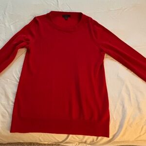 J. Crew Tippi Crew Neck Sweater- Vibrant Red